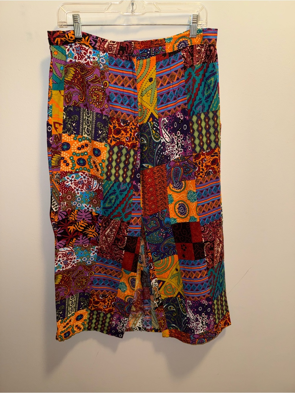 Bohemian Patchwork Maxi Skirt - Multicolor - Picture 5 of 7